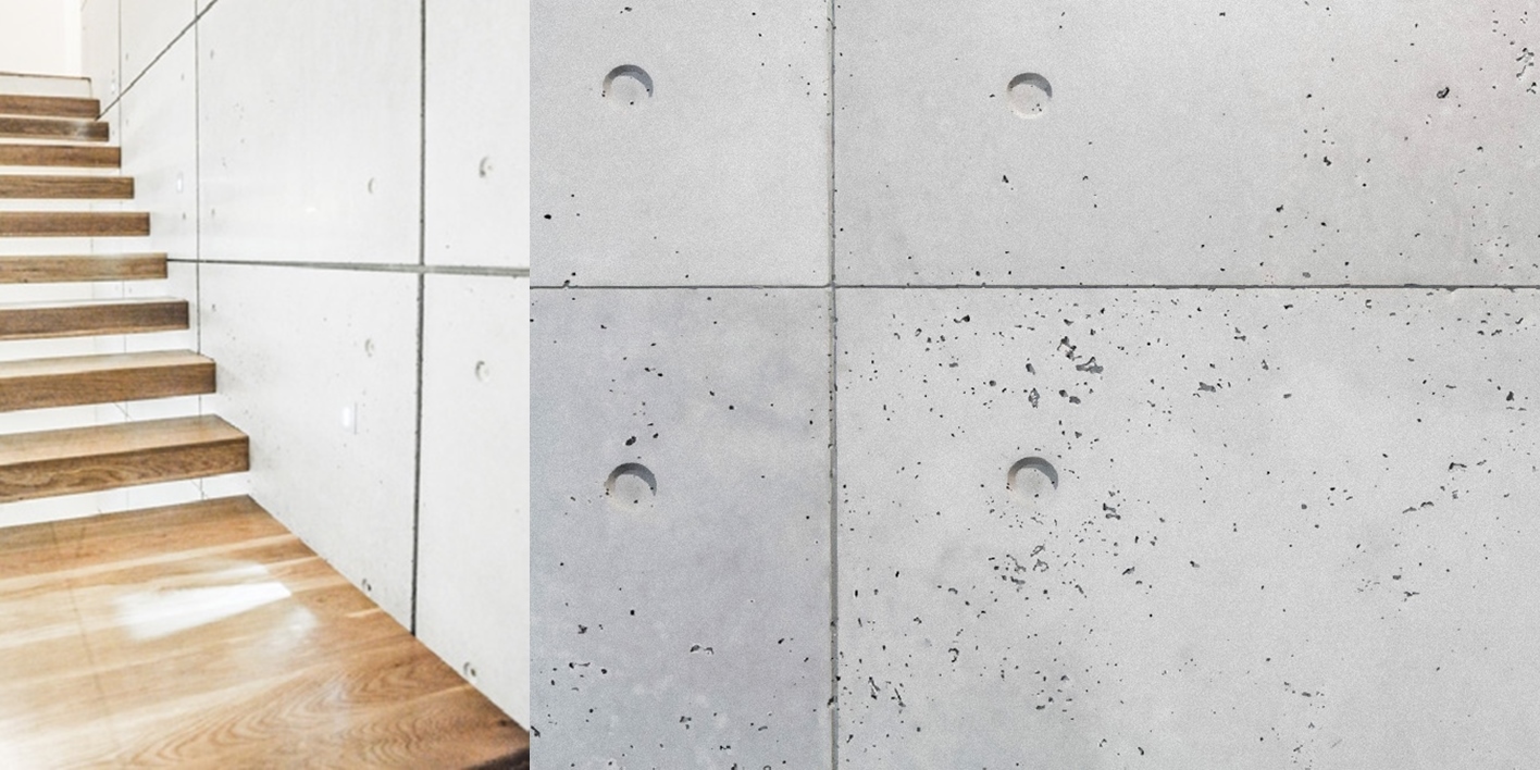 BetOn Панель из фибробетона 800х800 с отверстиями серая ПАНЕЛИ ИЗ ФИБРОБЕТОНА P501Н - Вид №1