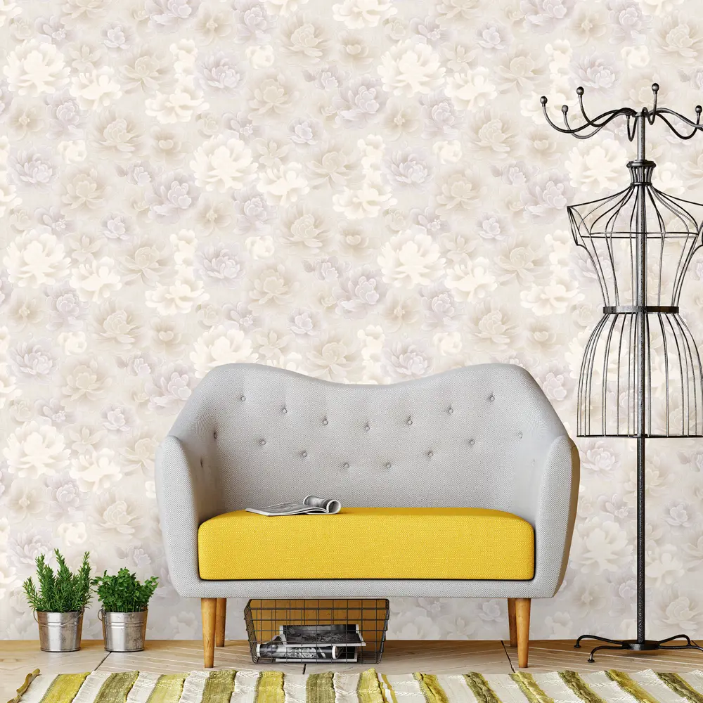 Обои бумажные Elysium Эстель бежевые 0.53 м 11640 STLM-2193772 - Вид №3