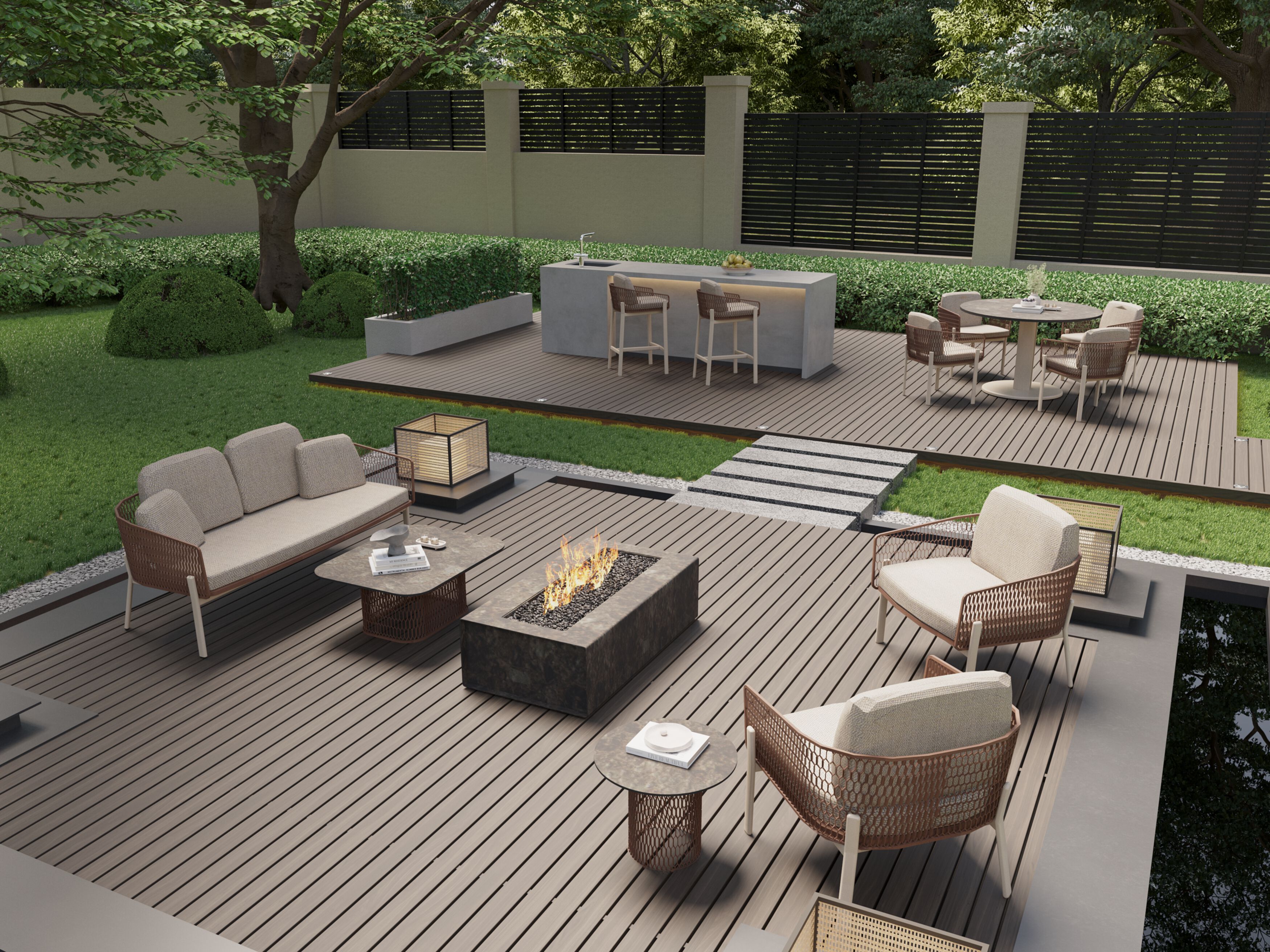 Алюминиевый стул с порошковым покрытием с подлокотниками 10Deka Isla ARCH-00097677 - Вид №4