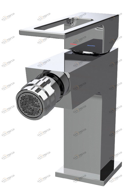 Смеситель на биде однорычажный, без донного клапана CEZARES EFFECT-BSM1-01-W0