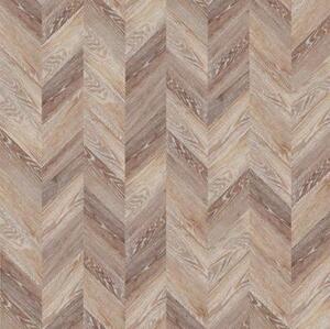 Паркет Ёлка CorkStyle Chevron Chevron Brown Дизайнерский (Гладкая) 1235х305 мм.