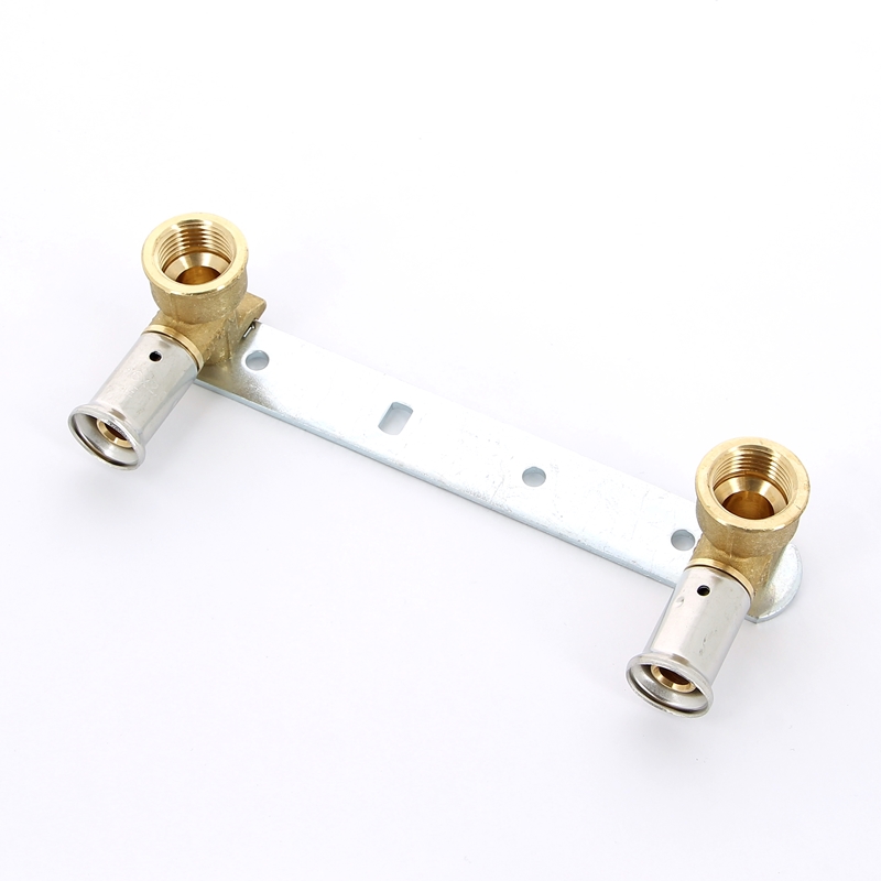 Водорозетка пресс-В двойная на планке HENCO 16x1/2"x16 28P16041604 - Вид №4