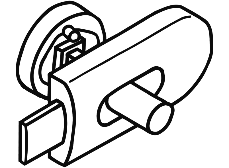 850.300 запирание HEWI System 111 | Polyamid  - Вид №2