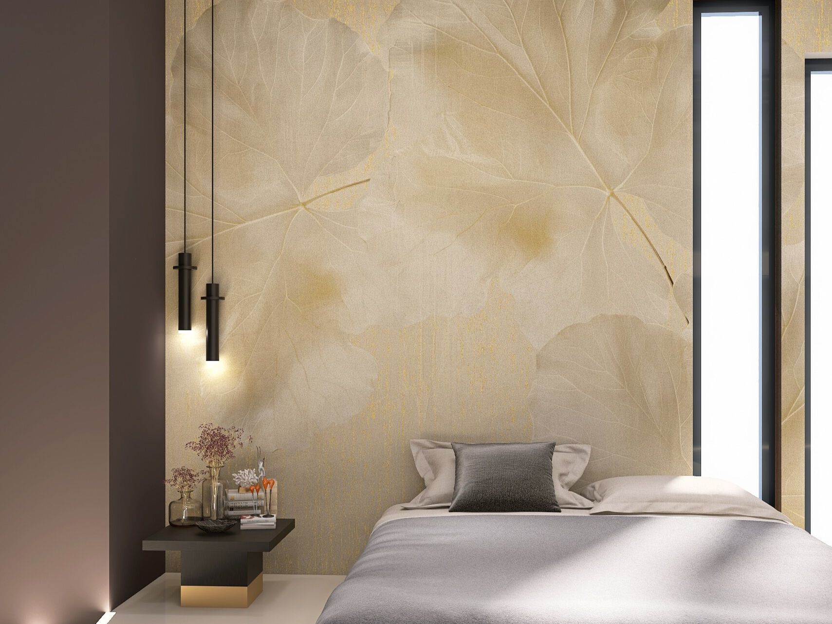 Обои с цветочными мотивами Rimura 2025-Mida's Gold ARCH-00130239