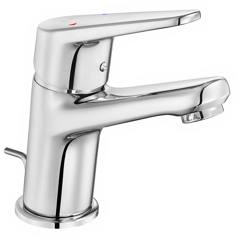 102188063st  Смеситель для раковины Spylos - Работает - Экономия воды Eca  - Вид №1