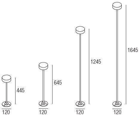 Flexalighting Светодиодный металлический столбик sun-id-1410239 - Вид №2