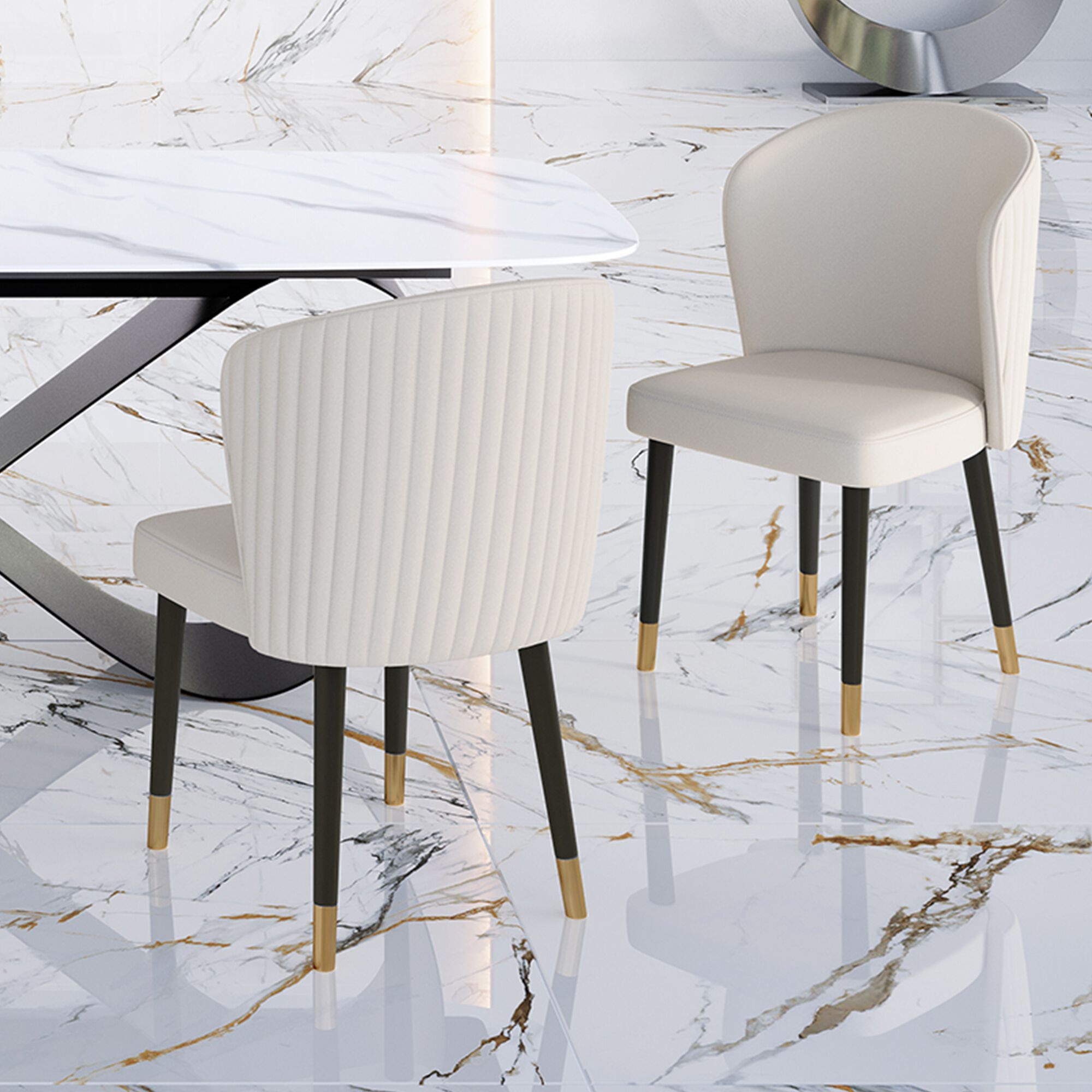 Стул из искусственной кожи GIULIA GRILLO SONTUOSA ARCH-00113495 - Вид №6