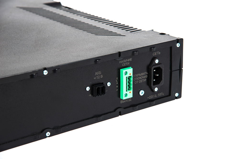 SKAT-1200U Rack power supply 12v, 6a, height 2u for 2 batteries 7-17 ah. ss tr pb Бастион  - Вид №6
