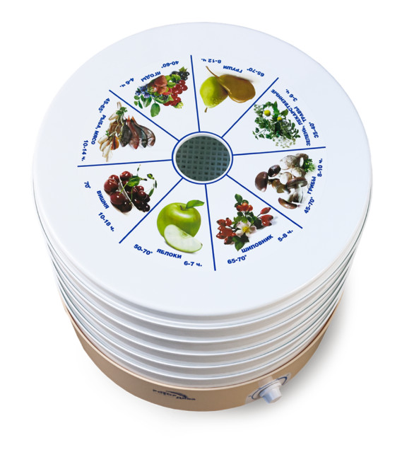 9173282 Сушилка для овощей и фруктов Ротор-Дива СШ-007 ЭКСТРА бежевый STDN-0121974 - Вид №1