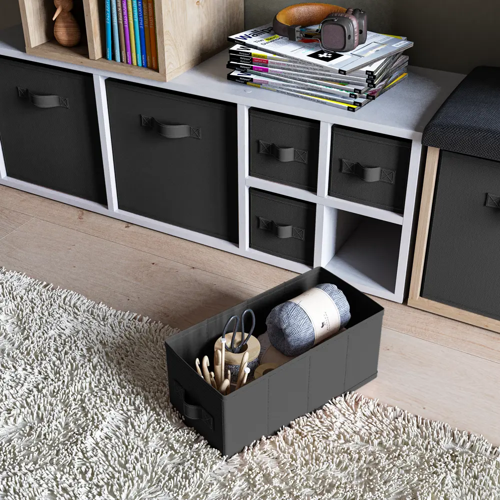 KONSENSA Органайзер для хранения 15×31×15 см, черный 89387990 STLM-1578371