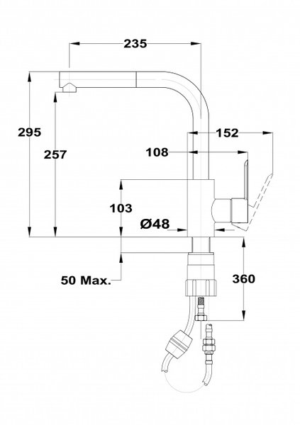 951097 Смеситель Teka Petra 819386210  - Вид №1