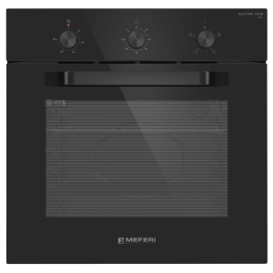 9168825 Электрический духовой шкаф Meferi MEO604BK LIGHT черный