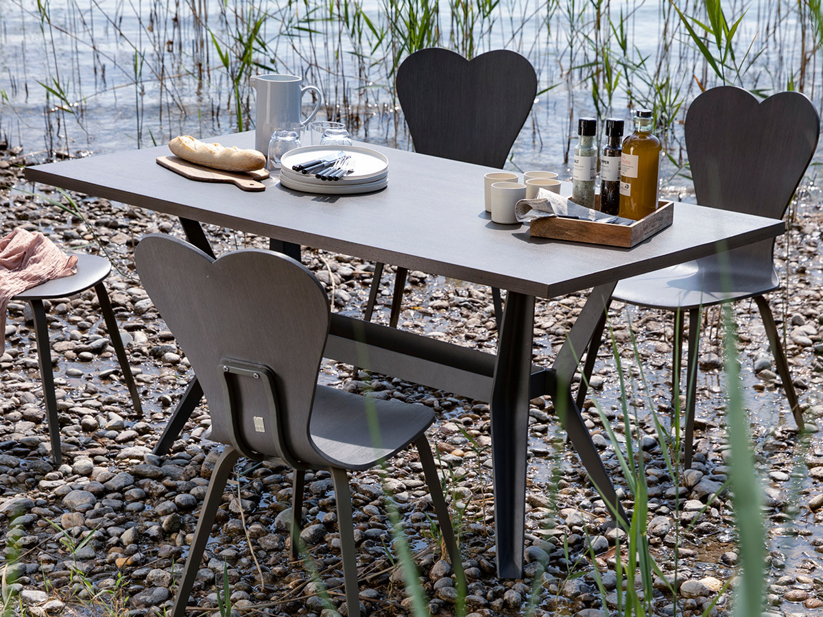 60.00.0363 Универсальный стол 90 х 220 с отверстием для зонта Mbm Tivoli - Вид №1