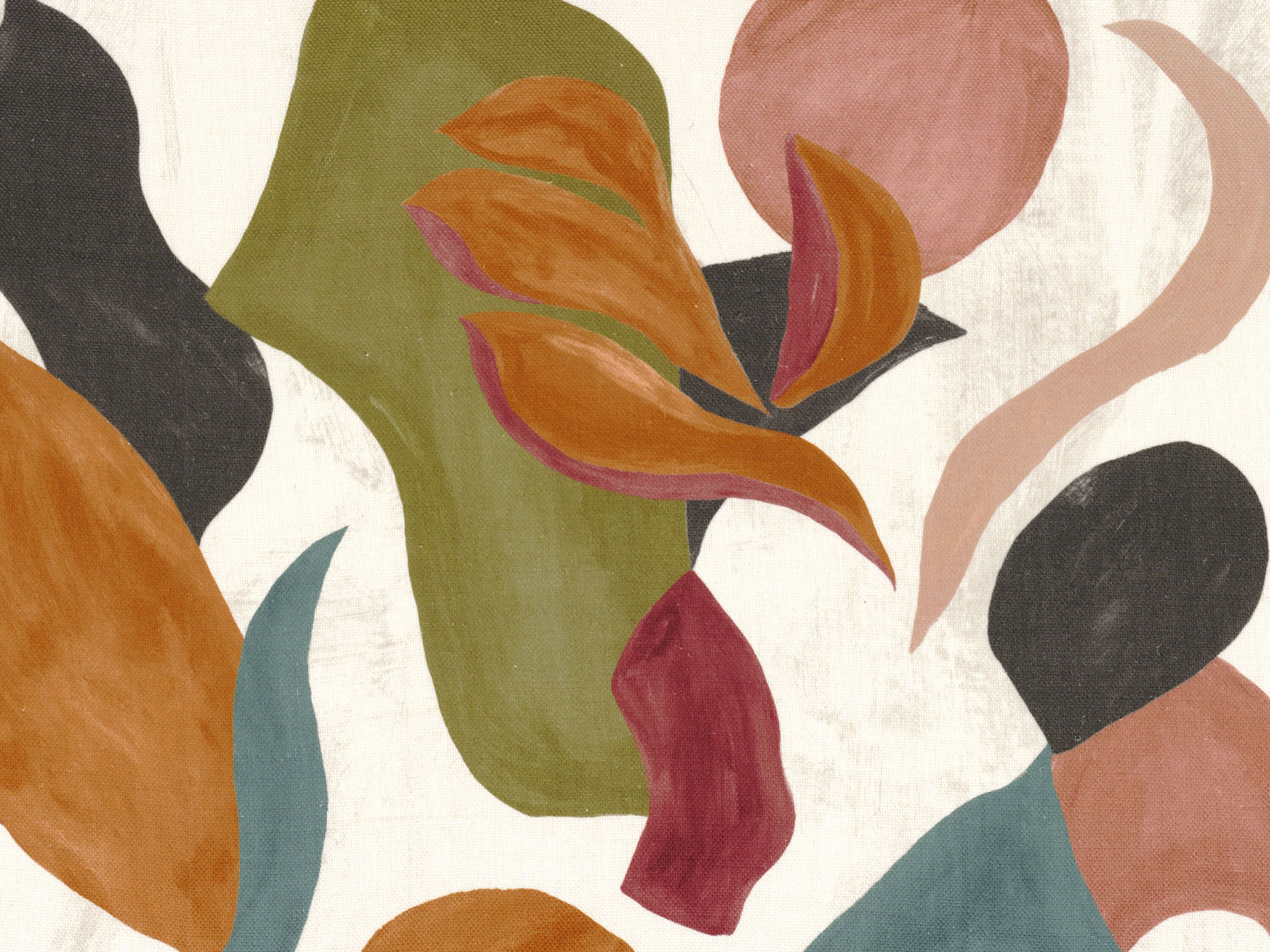 Льняная ткань с графическим рисунком Casamance Air de fête ARCH-00060643