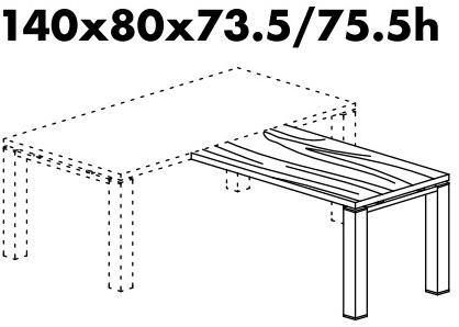 Bralco Модульный стол Jet evo sun-id-1465621 - Вид №2