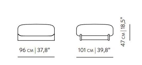 Квадратный тканевый пуф с дубовой основой Wewood купол ARCH-00048949 - Вид №2