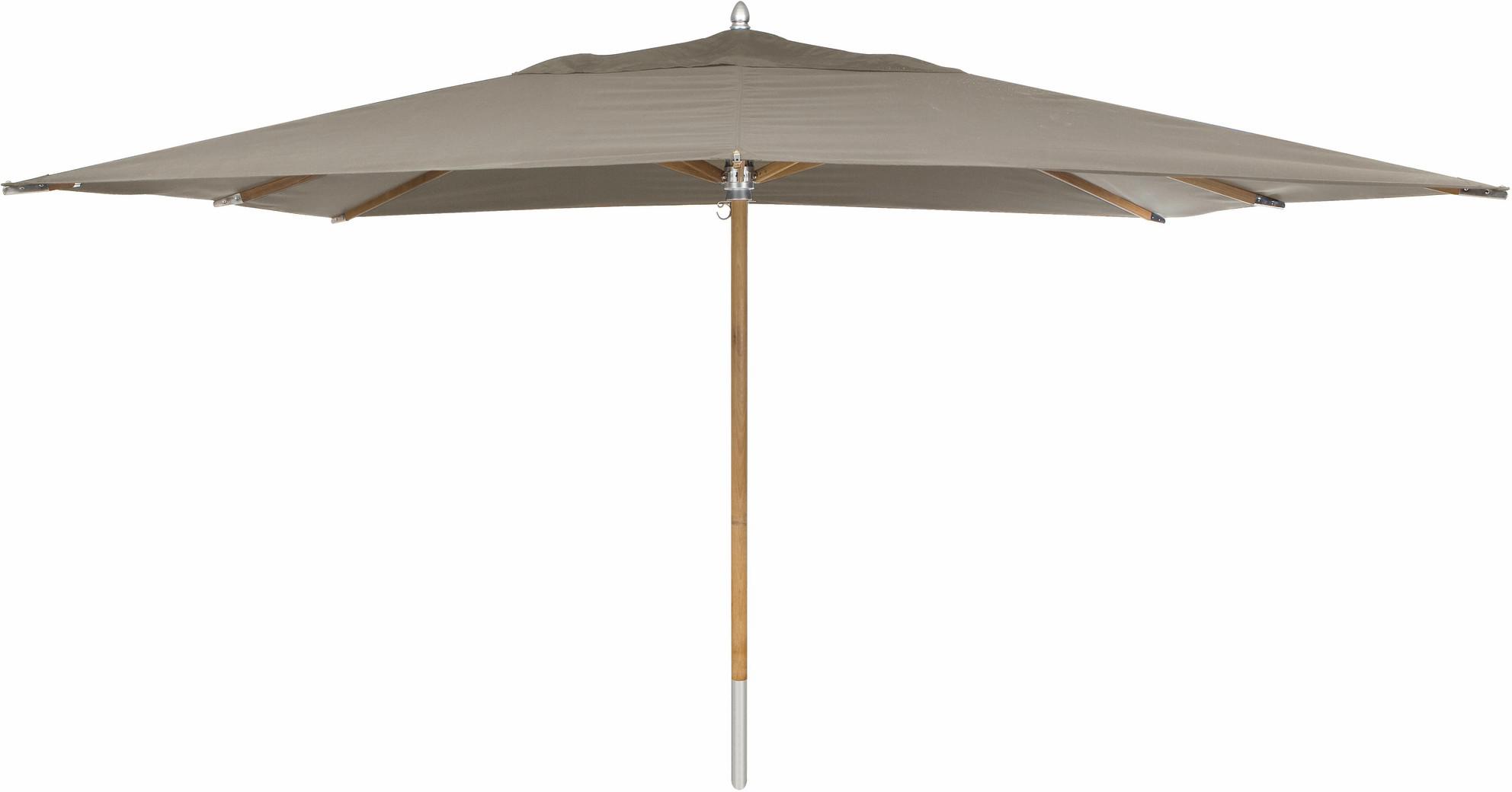 MNST1301 Зонтик teak центральный полюс teak 300x400 серо-коричневый Manutti Umbrellas 