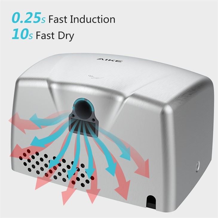 Сушилка для рук из нержавеющей стали AIKE AK2803A_234  - Вид №2
