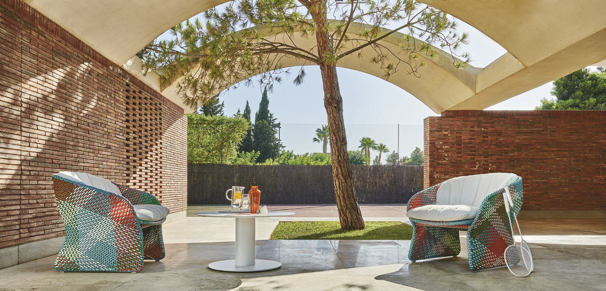 Синтетическое волокно садовое кресло с подлокотниками Varaschin Maat ARCH-00018052 - Вид №2