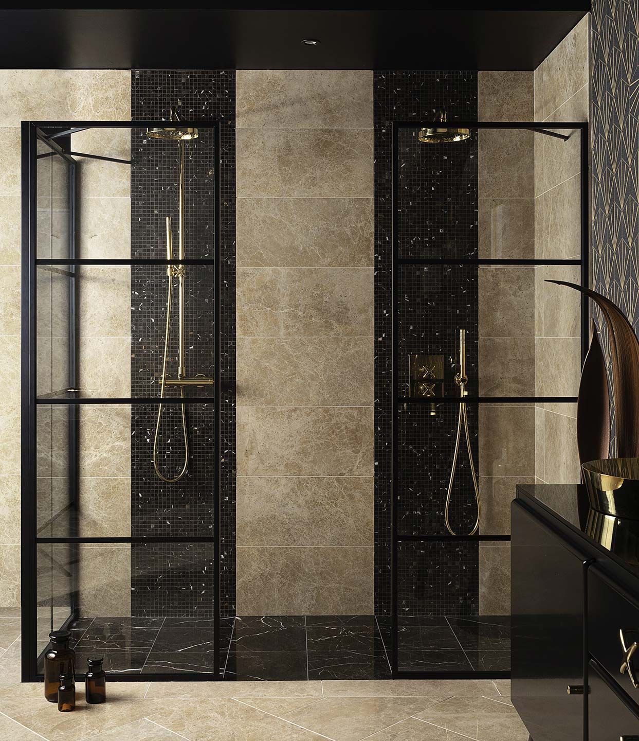 Встраиваемый однорычажный набор для душа с переключателем Park Avenue Cross ARCH-00011482 - Вид №1