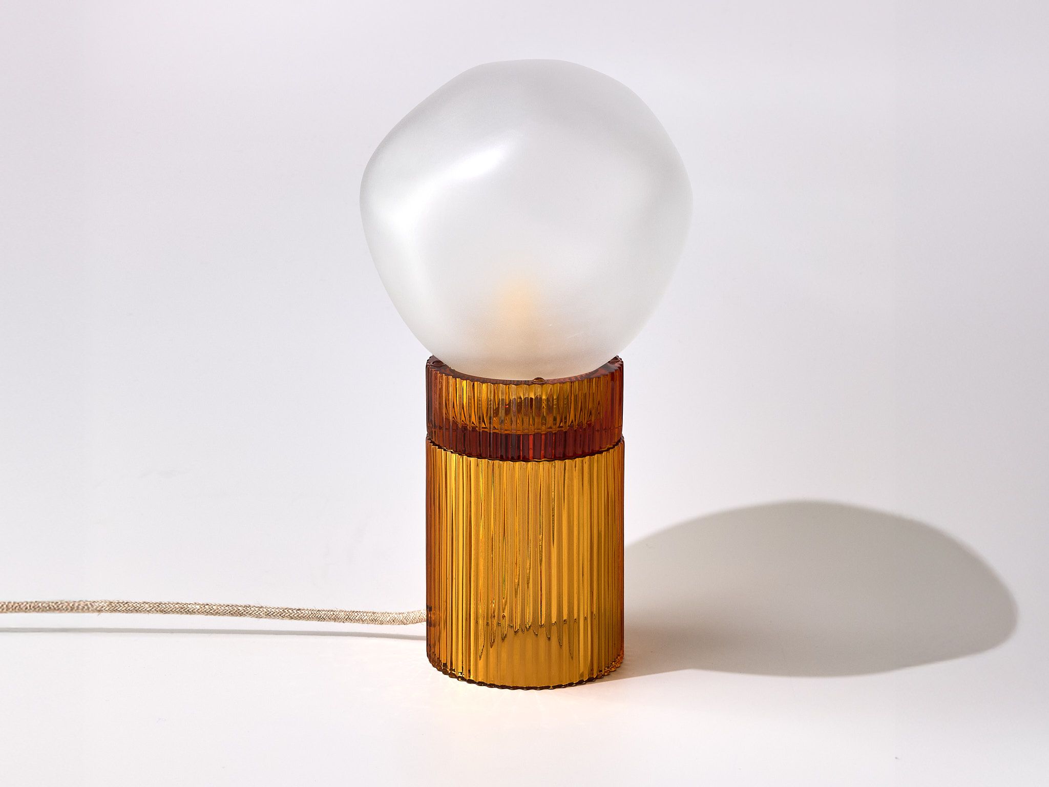 Настольная лампа из дутого стекла Studio Bojola NINA+NUVOLA ICED ARCH-00148773