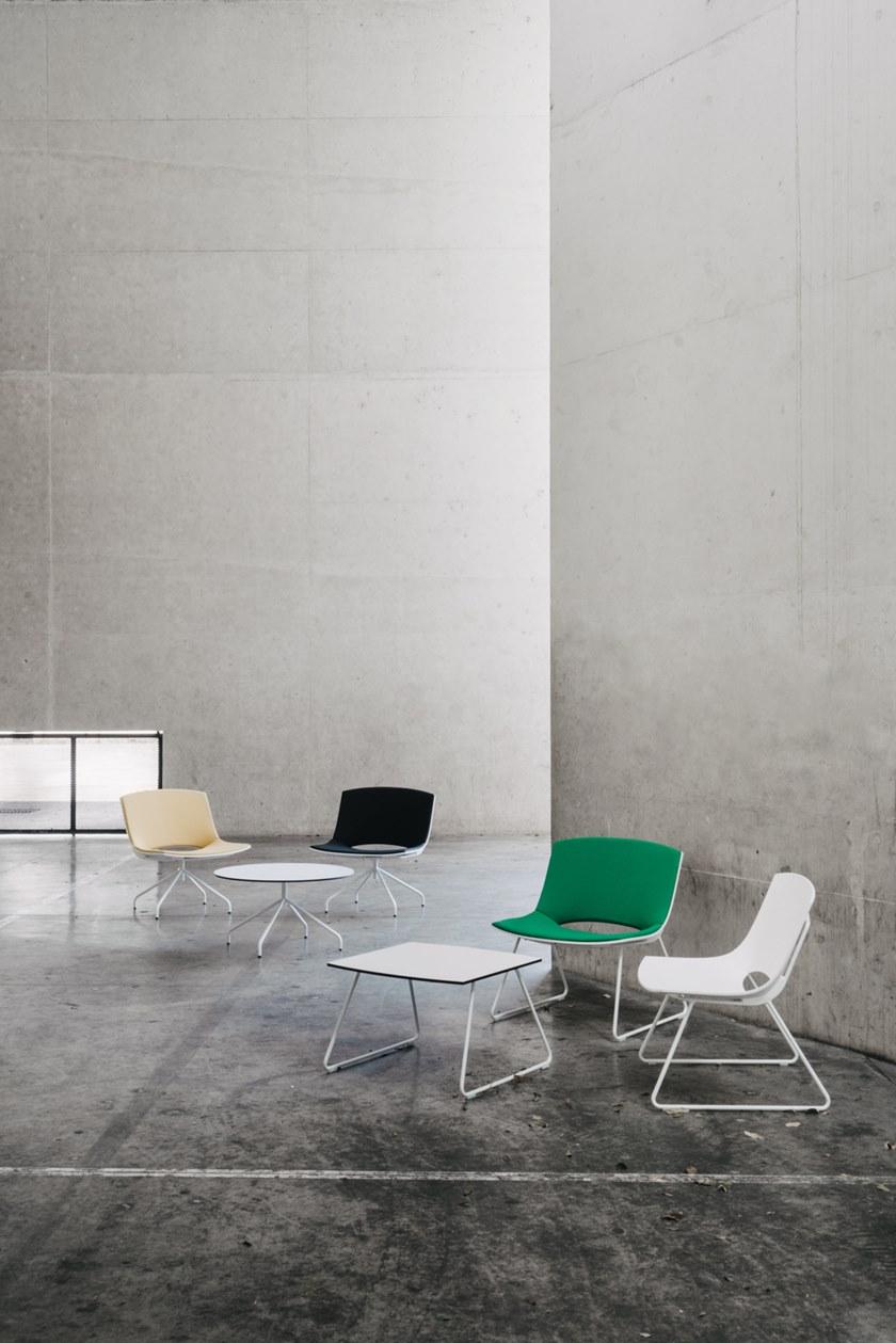 ENEA Вращающийся стул на жердочке из ткани Oh! sun-id-1379533 - Вид №3