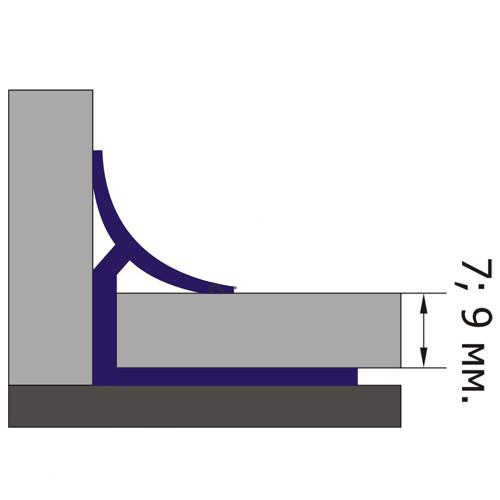 Уголок 16R (27) салатовый 7 мм вн Santreyd 254832 - Вид №1