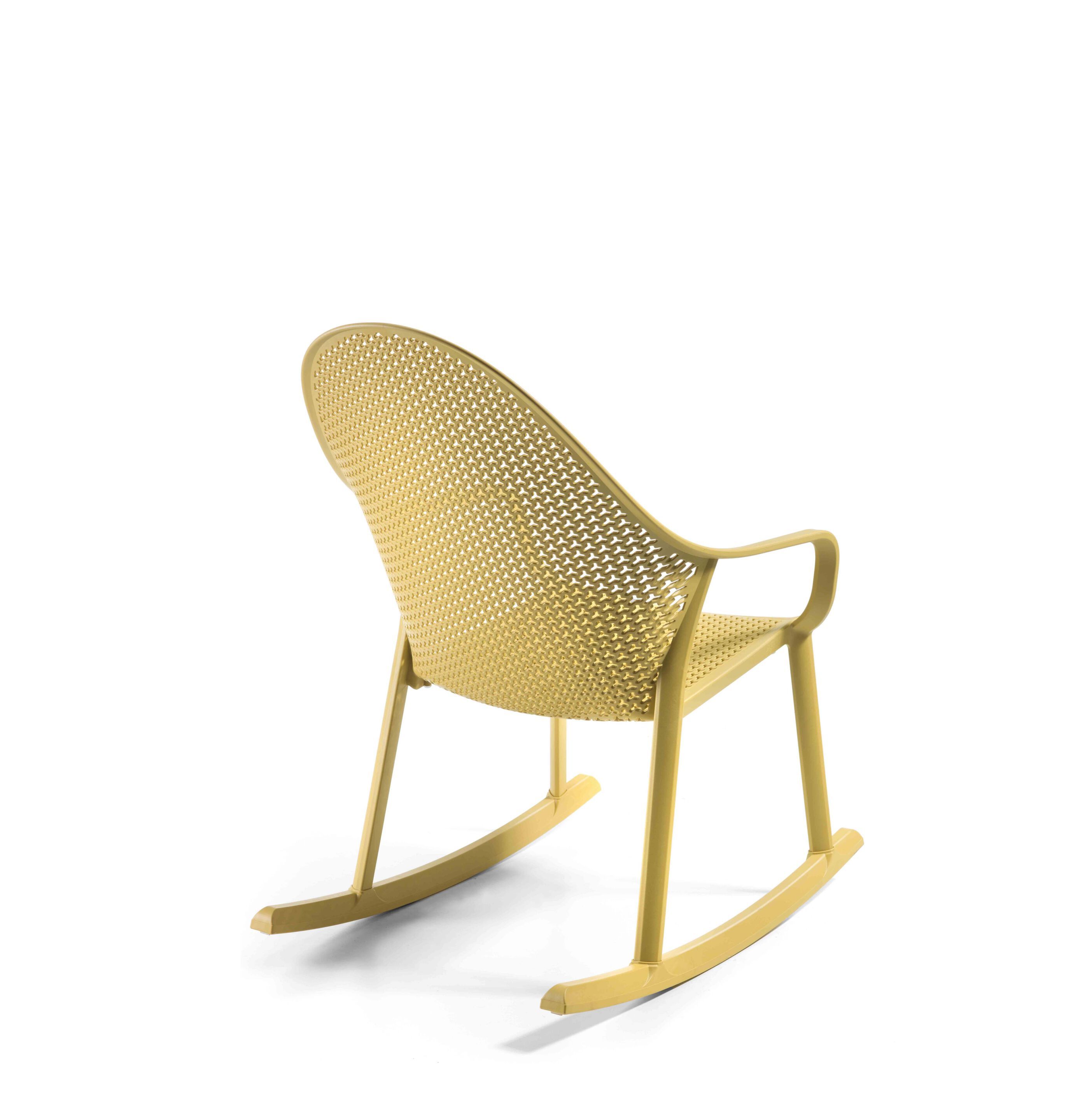 Кресло-качалка из инженерного пластика GABER Gianet ARCH-00117928 - Вид №3