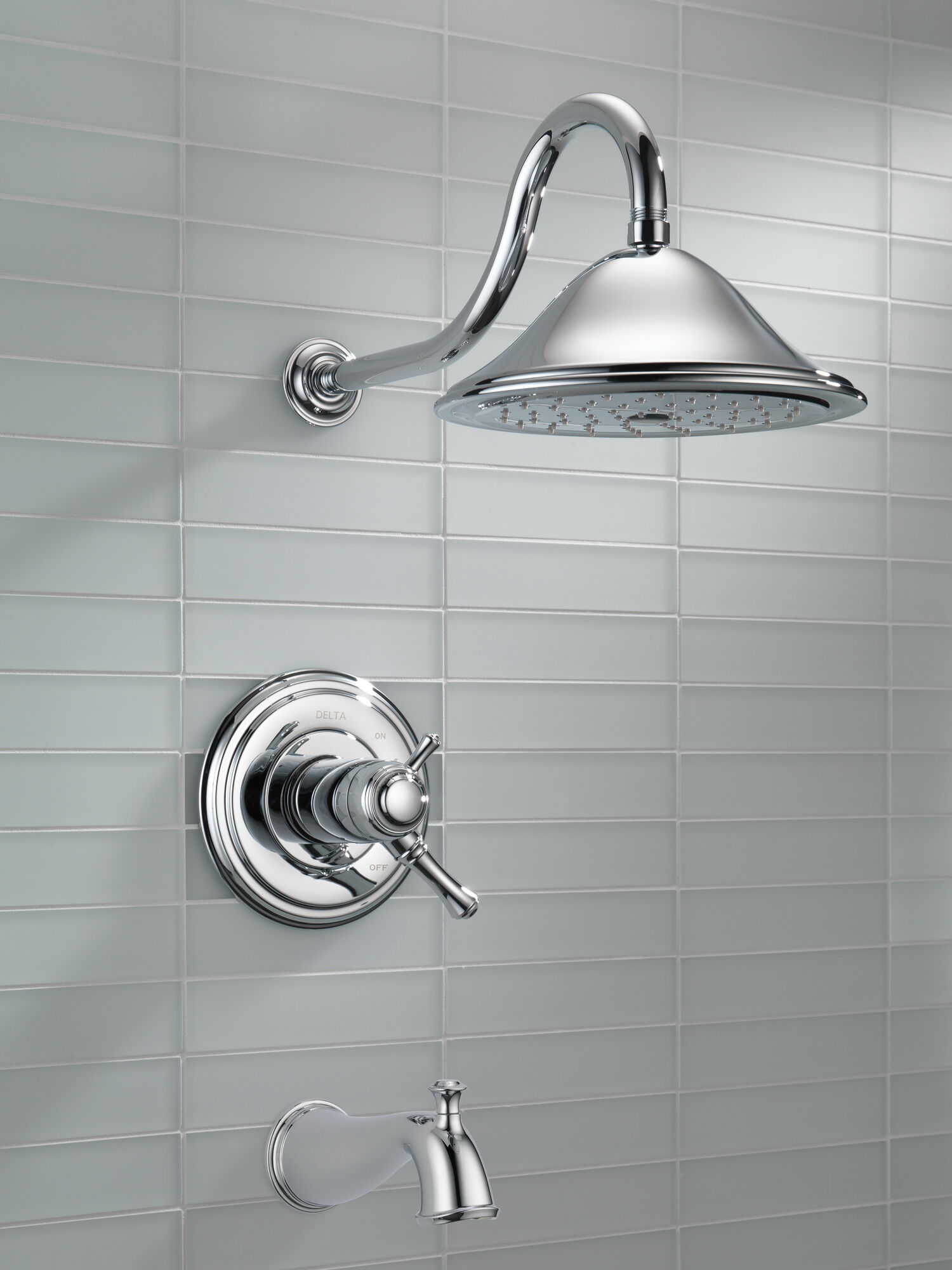 T17T497 Для ванны и душа TempAssure® серии 17T Delta Faucet Cassidy Хром  - Вид №1
