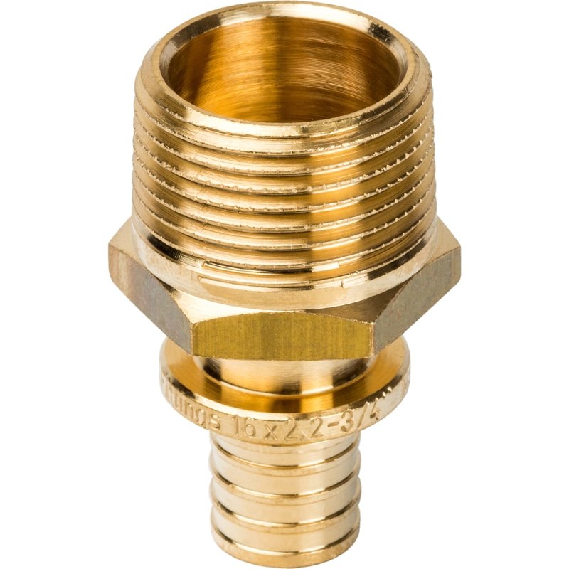 Переходник НР 16x3/4" аксиальный для труб из сшитого полиэтилена STOUT SFA0001001634 - Вид №2