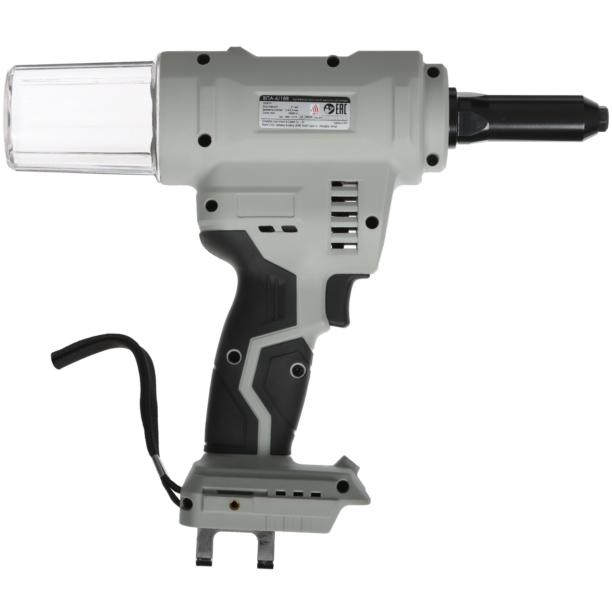 Заклепочный пистолет ИНТЕРСКОЛ ВПА-6/18В 9978165 STDN-0069322 - Вид №1