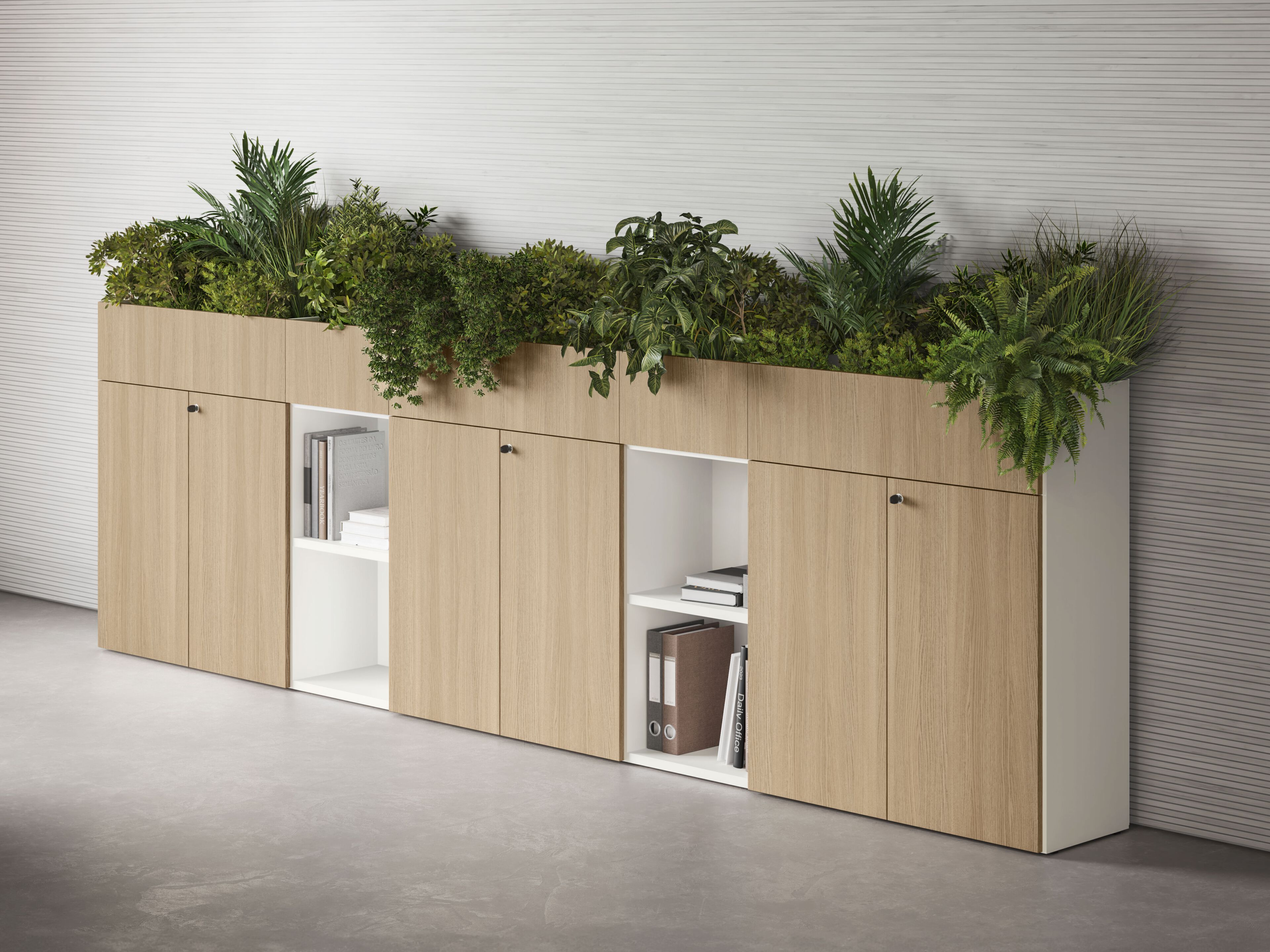 Mobile ufficio in melaminicp con flower box About Office Funny ARCH-00034842