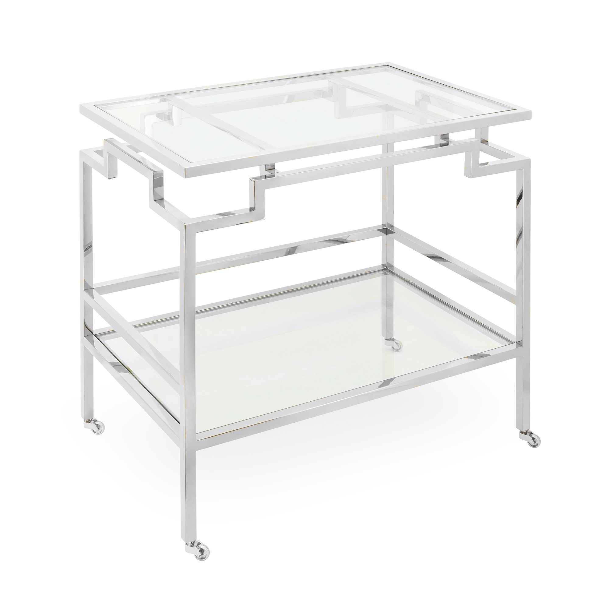 450243-02 ABHIKA ТЕЛЕЖКА HOLLY H72 72X47 SILVER  - Вид №2