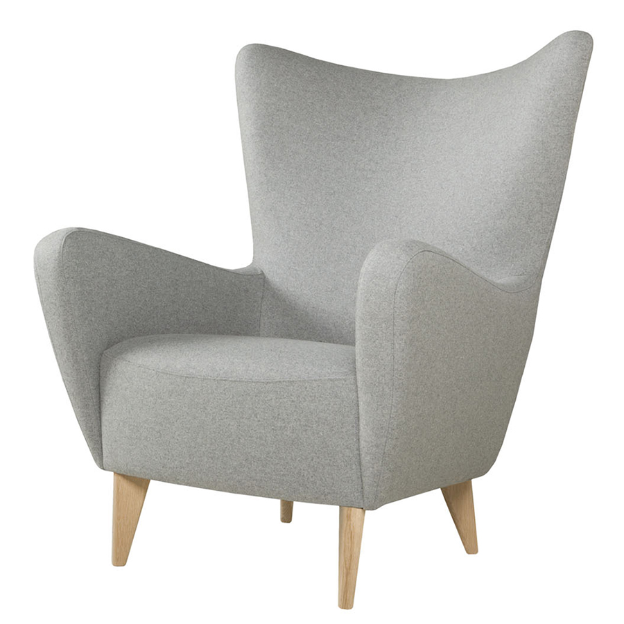 Кресло Elsa, светло-серое Sits S1178 - Вид №3