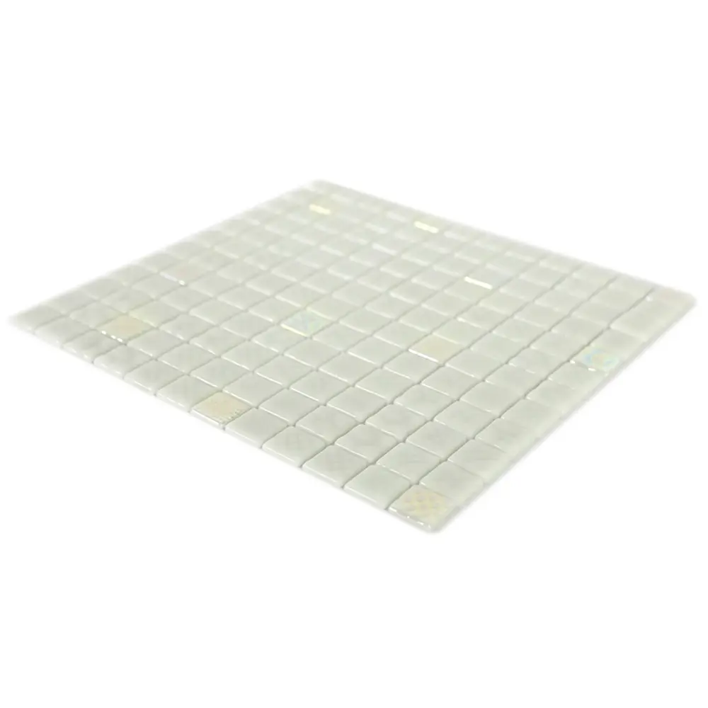 Мозаика стеклянная Natural STP-WH003-L 31.5x31.5 см цвет белый перламутровый Santreyd Steppa STLM-2202811 - Вид №3