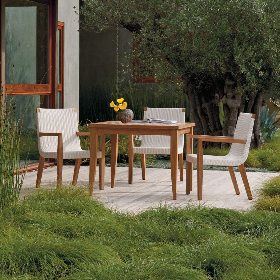 Квадратный обеденный стол из тикового дерева JANUS et Cie Relais ARCH-00030806 - Вид №4