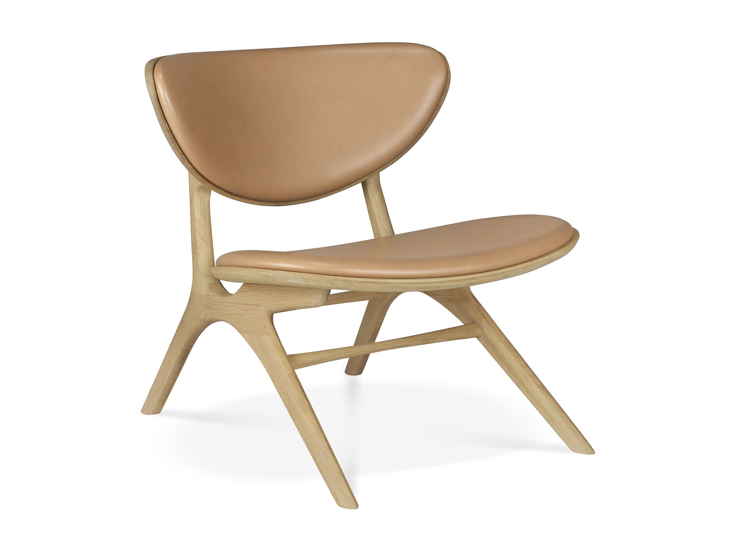 Кресло из дерева и кожи Ethnicraft Eye ARCH-00026532