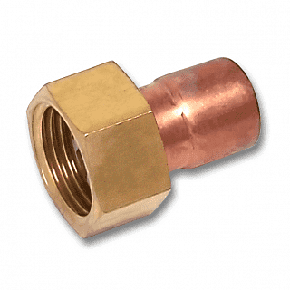 153591534 SANHA 5359G переход ВП-ВР, с накид- ной гайкой, медь 15x3/4 мм