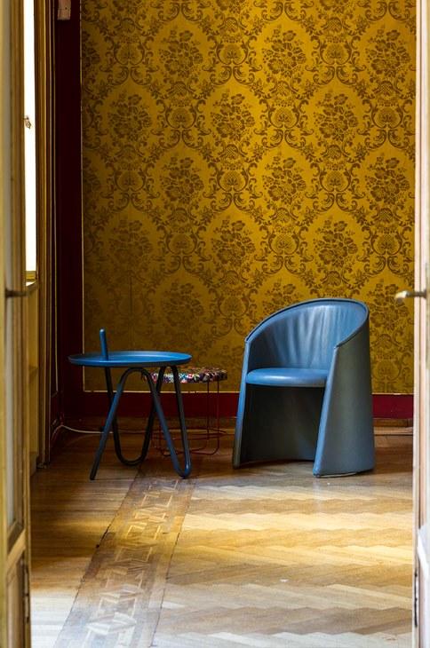 Moroso Мягкое кожаное кресло с подлокотниками Husk sun-id-1486507 - Вид №3