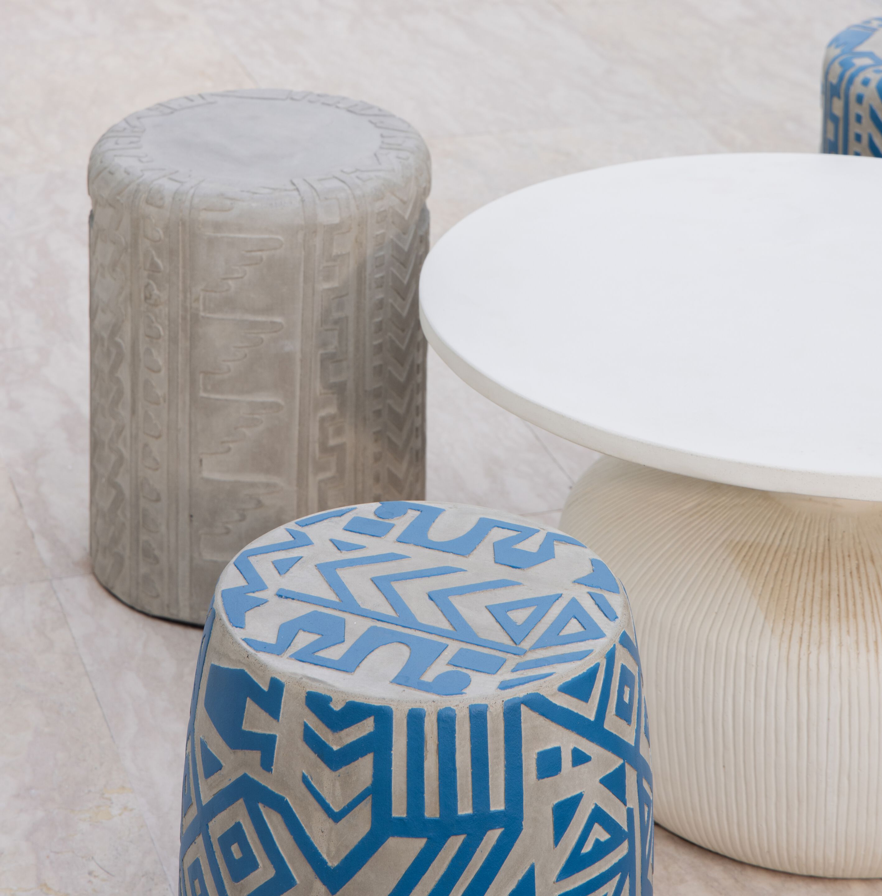 Низкий садовый стул из волокнистого бетона cbdesign Space ARCH-00100235 - Вид №9