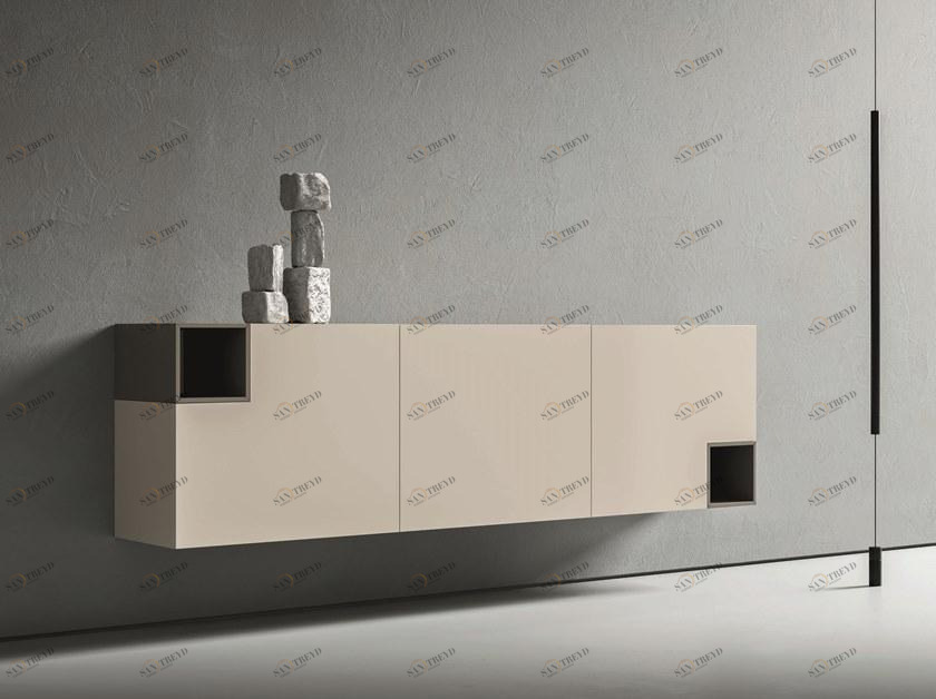 ZANETTE Модульный подвесной лакированный буфет Lei sun-id-1456393