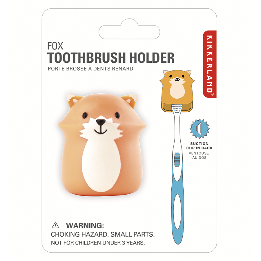 HH25-FX Держатель для зубной щетки fox подвесной Kikkerland  - Вид №5