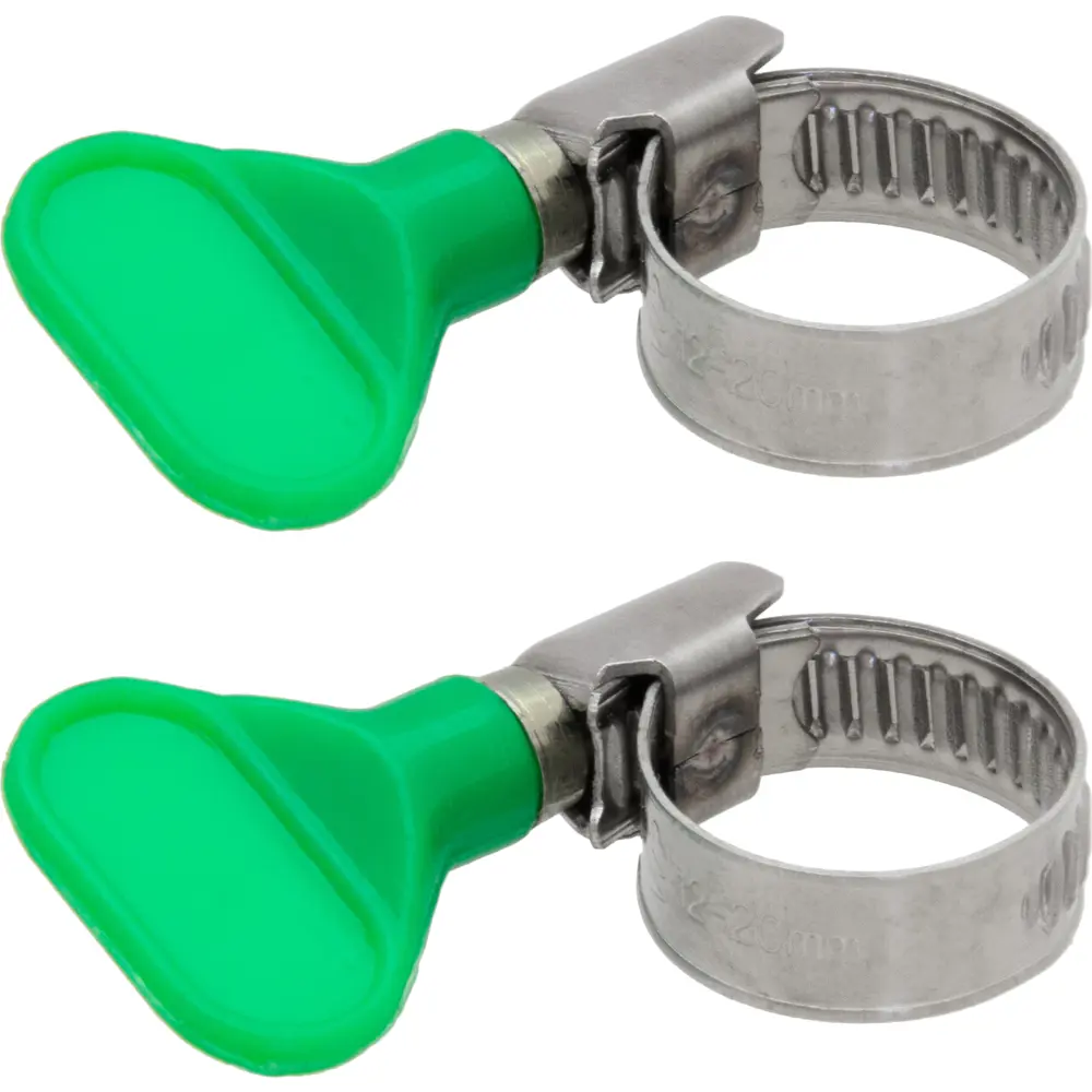 Хомут червячный MasterProf 140812, ø12-20 мм, нержавеющая сталь, 2 шт STLM-2086601