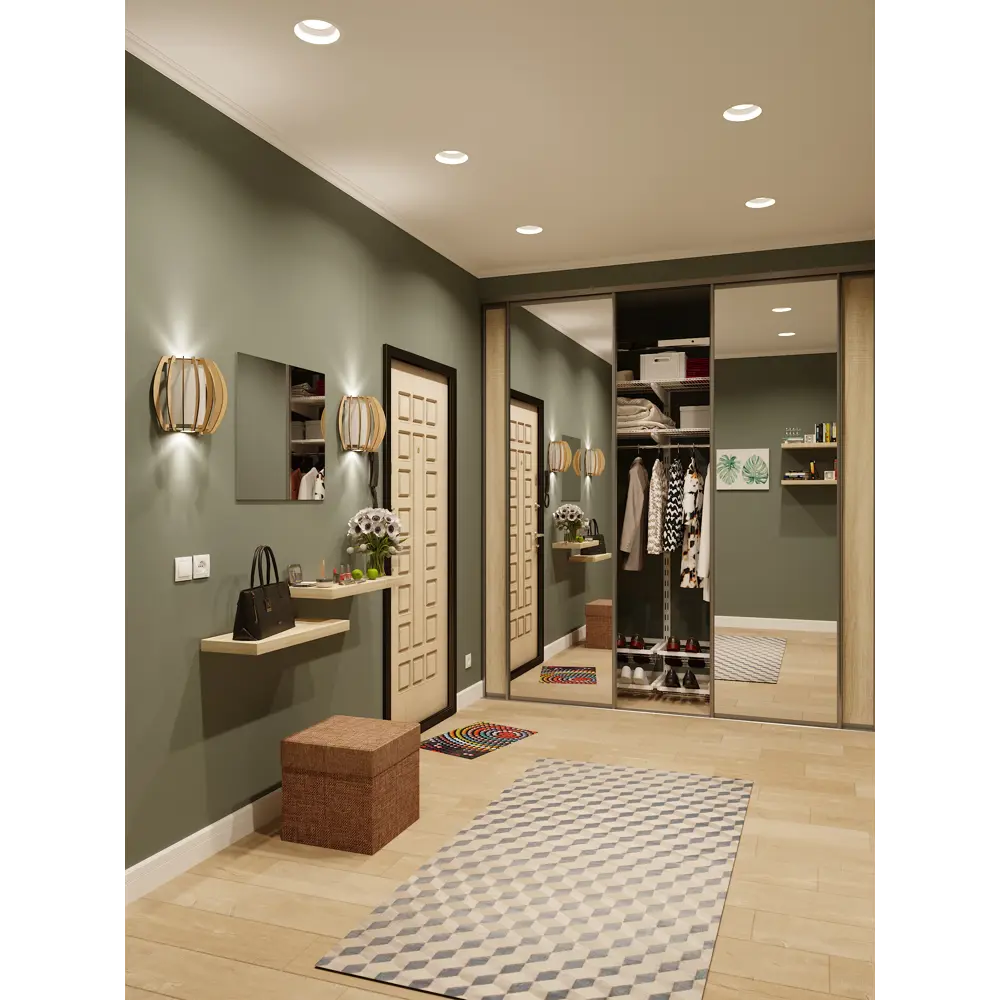 Зеркало для ванной Omega Glass NNZP606 55x60 см прямоугольное Бытовое зеркало STLM-2066478 - Вид №4