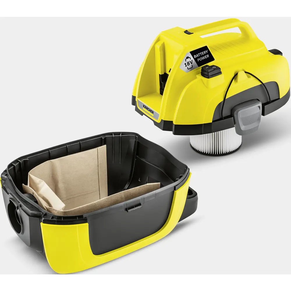 Пылесос Karcher WD 1 Compact Battery 7 л 230 Вт STLM-2200316 - Вид №2