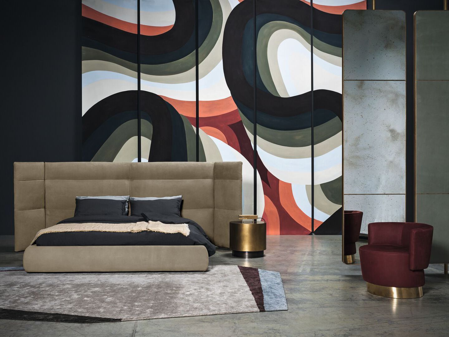 Кожаное вращающееся кресло с подлокотниками Baxter Anais ARCH-00046968 - Вид №2