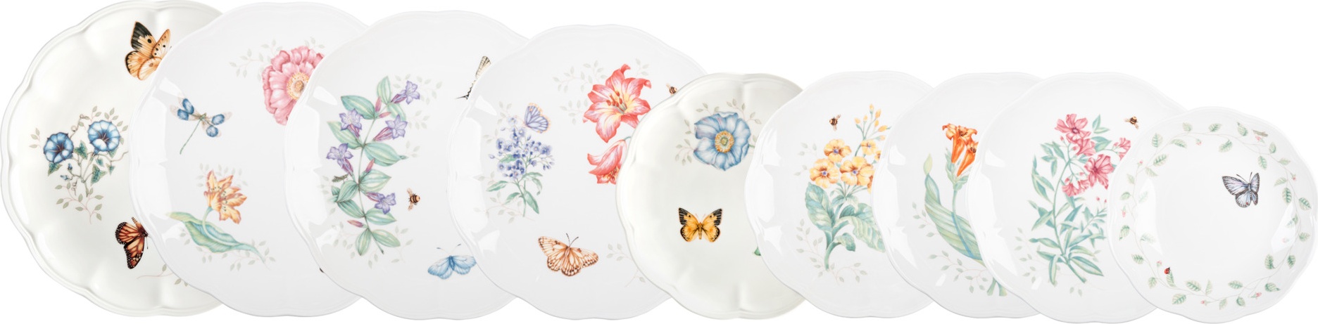 10649558 Lenox Сервиз столовый Lenox "Бабочки на лугу" на 4 персоны 12 предметов Фарфор 