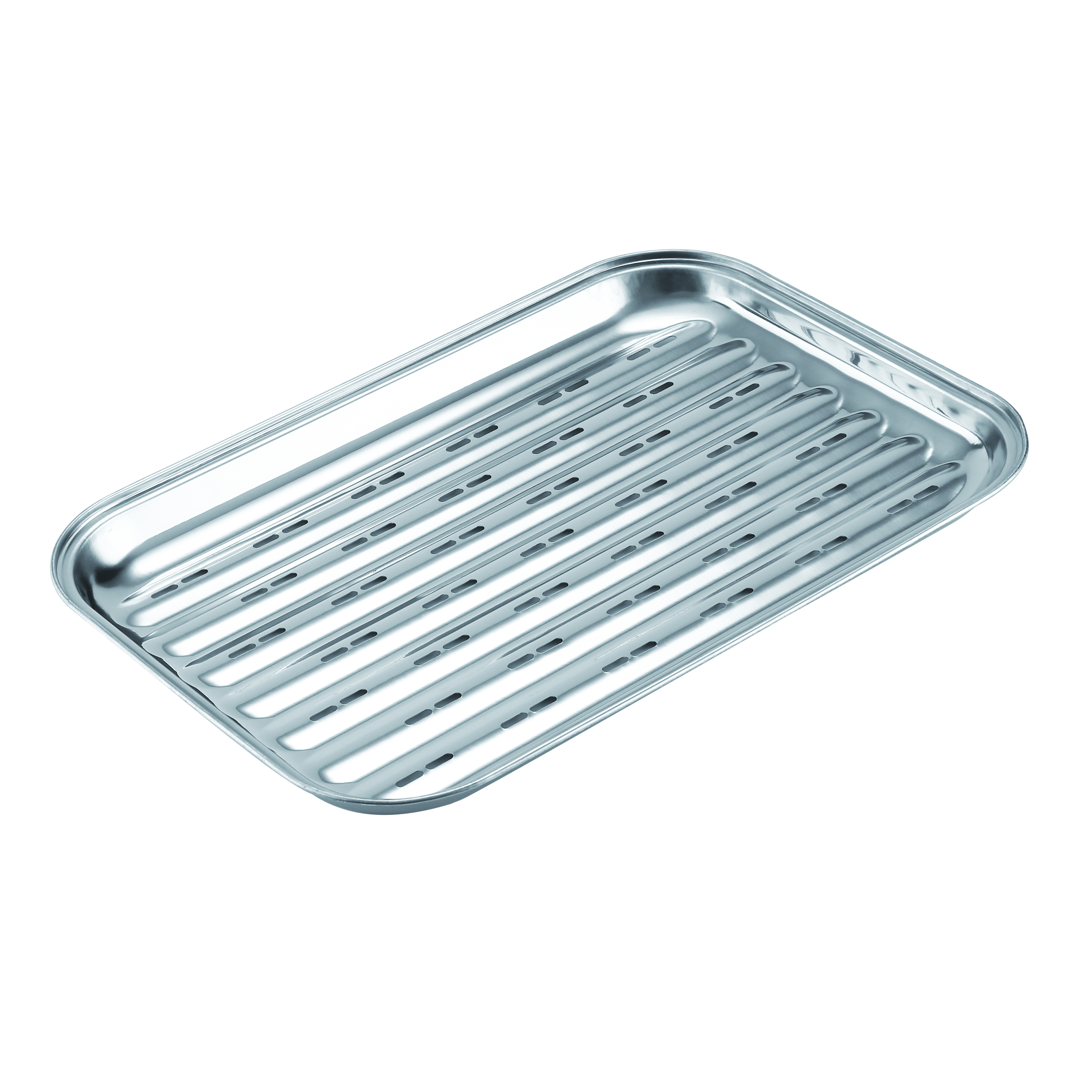81966311 Противень для овощей Alpha 34.5x24 см нержавеющая сталь серебристый STLM-0015889 NATERIAL  - Вид №1
