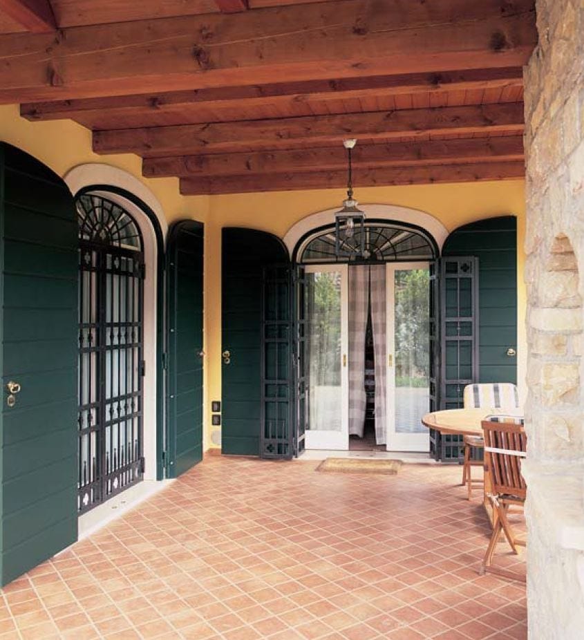 Выдвижная раздвижная дверь из красного дерева Carminati Klima 80 ARCH-00041226 - Вид №2