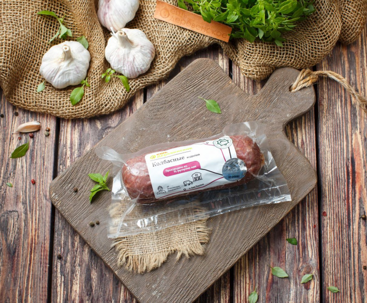 5532 Сервелат "Деревенский" Вкусляндия  - Вид №2